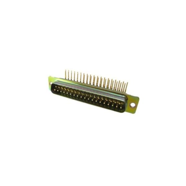 DSUB 37M PCB RA G50 ZINC